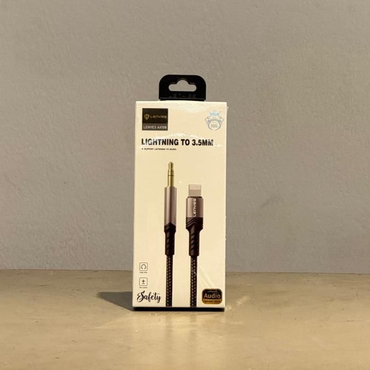Adaptador Lenyes Lightning a Aux (3.55mm) AX108 (1/1)