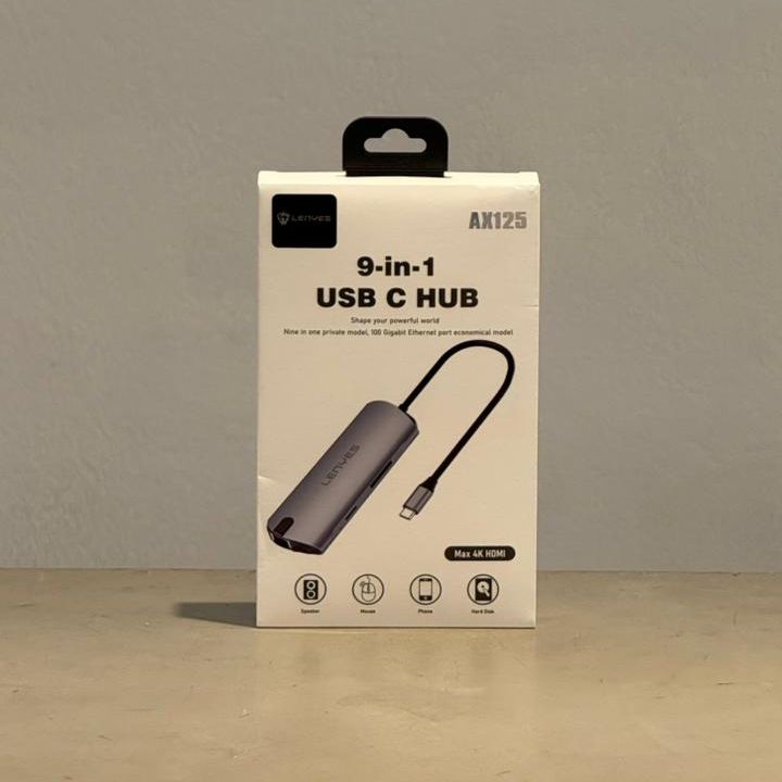 Adaptador Hub Lenyes 9-in-1 USB-C AX125 (1/1)