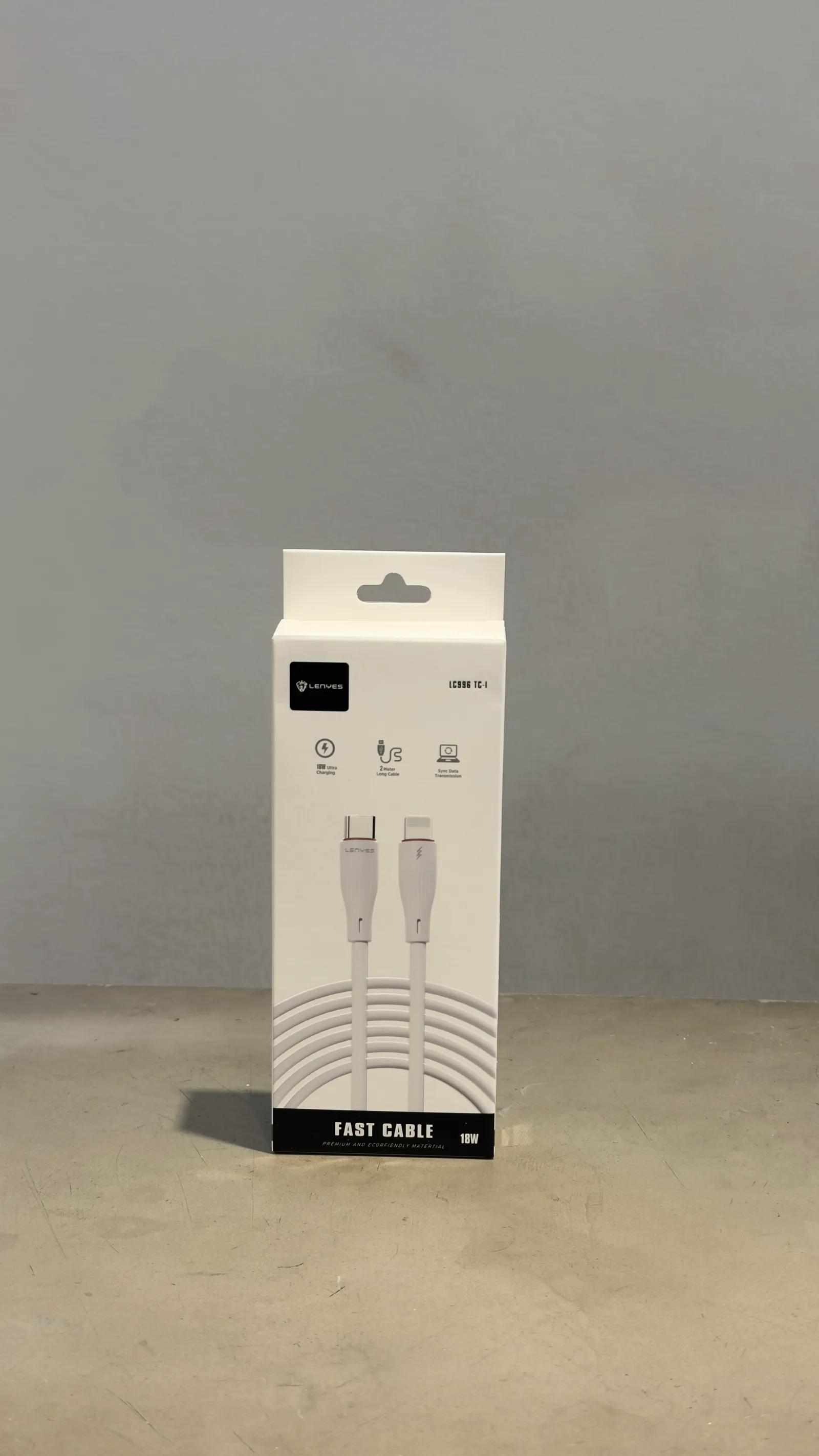 Cable Lenyes C a Lightning 2mt 18w LC996 TC-L (1/1)
