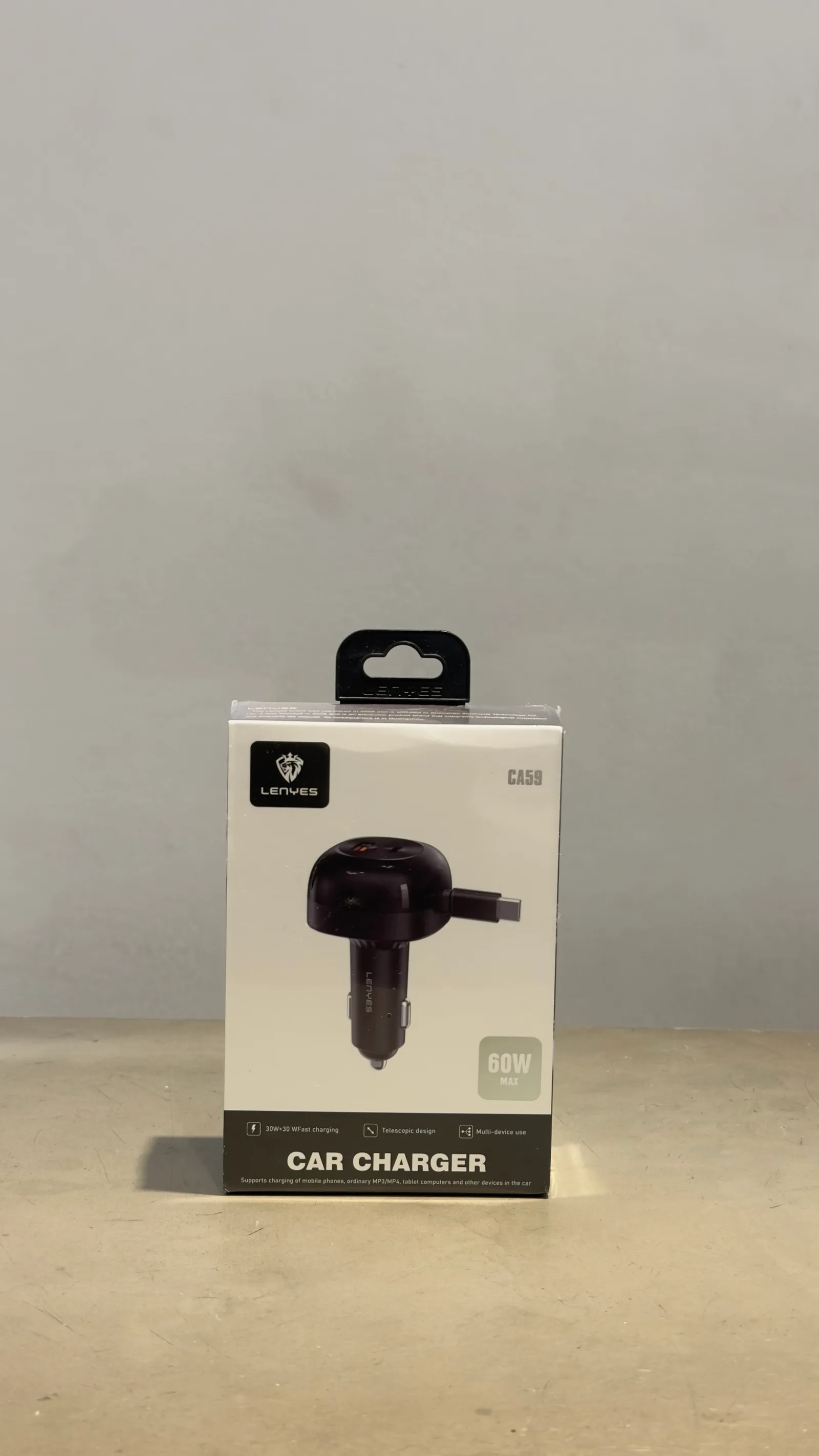 Cargador Auto Lenyes 60w CA59 (1/1)
