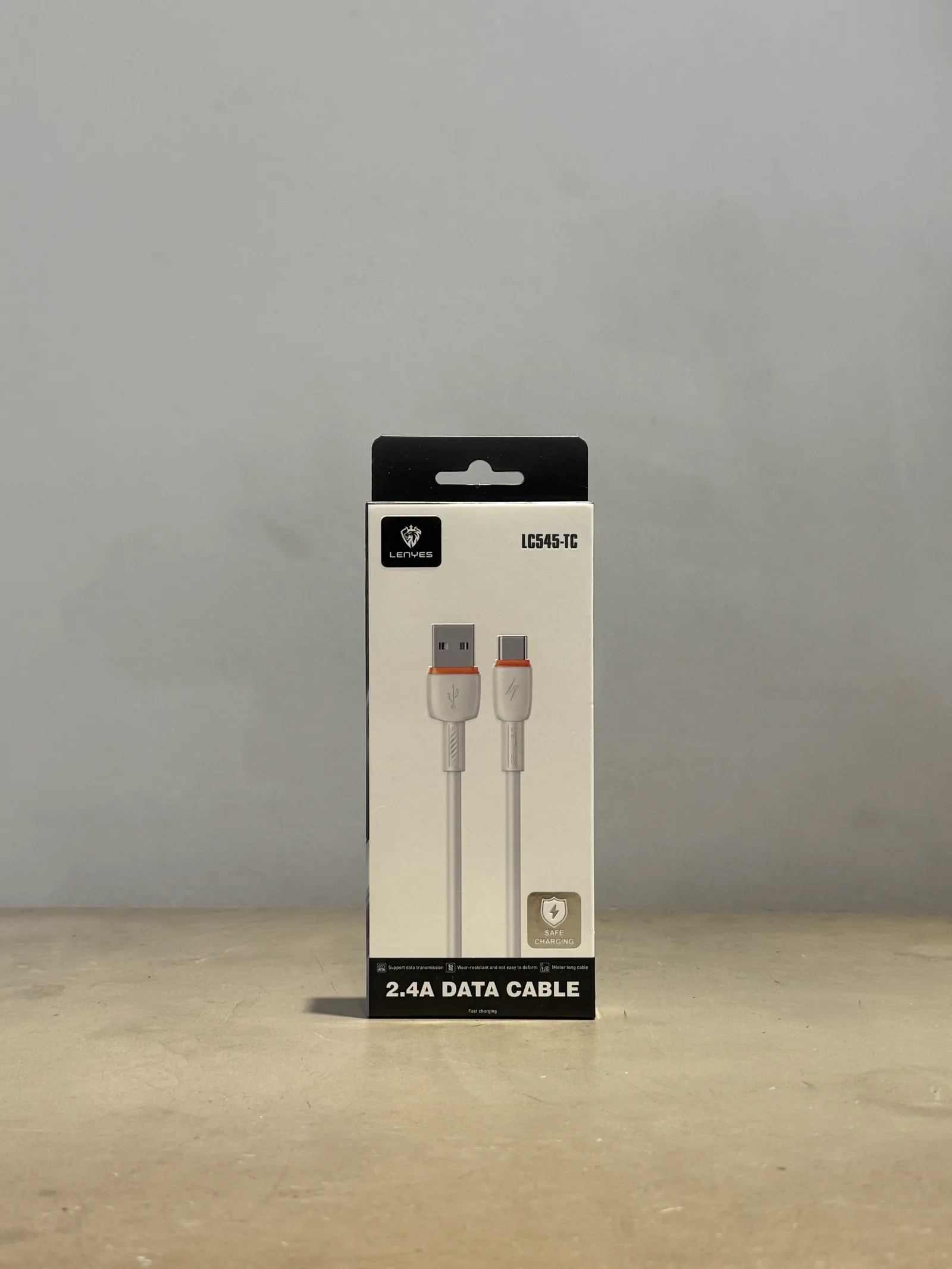 Cable lenyes USB a C 2.4A LC545-TC (1/1)