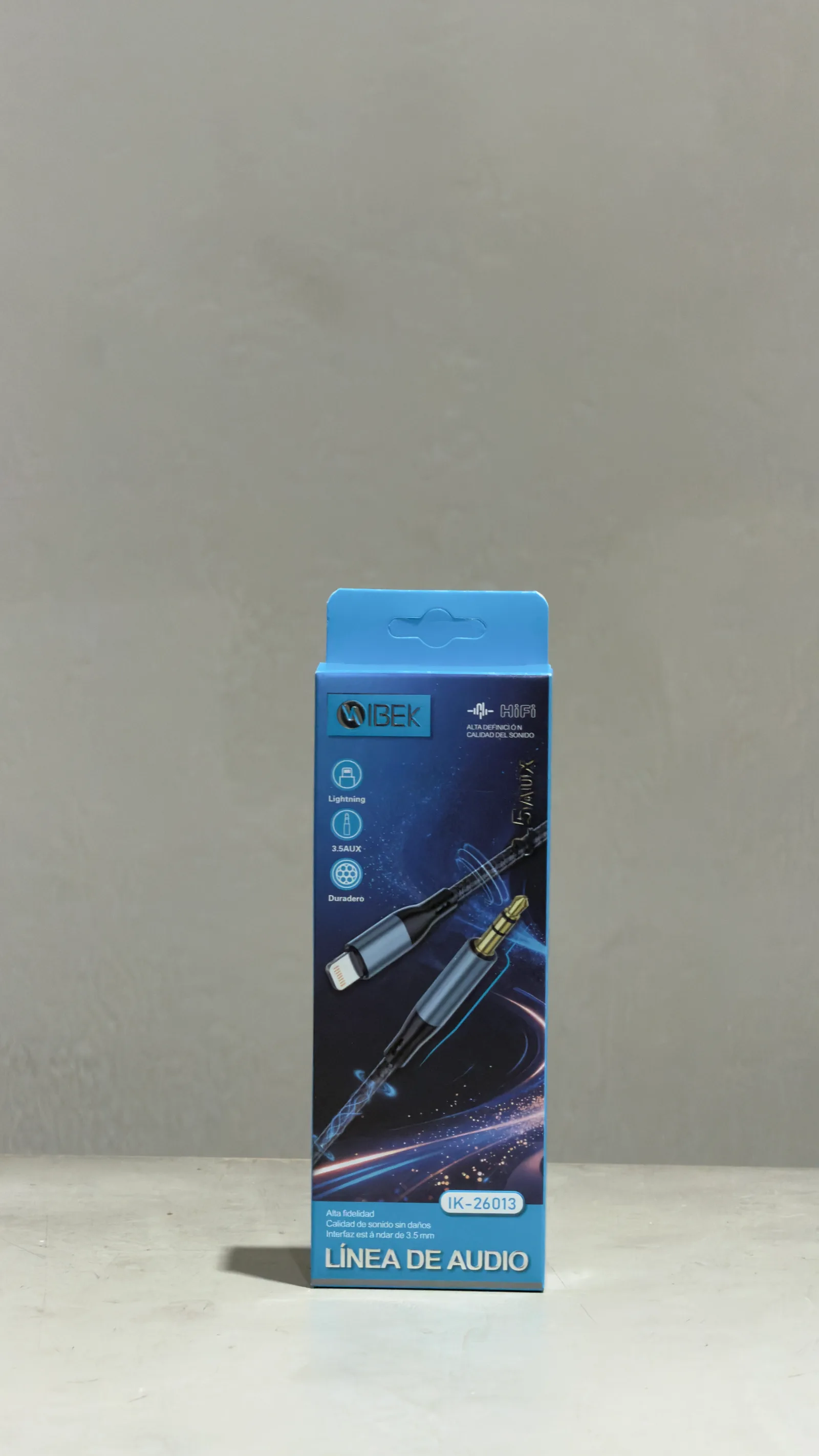 Adaptador IBEK Lightning a Jack (1/1)